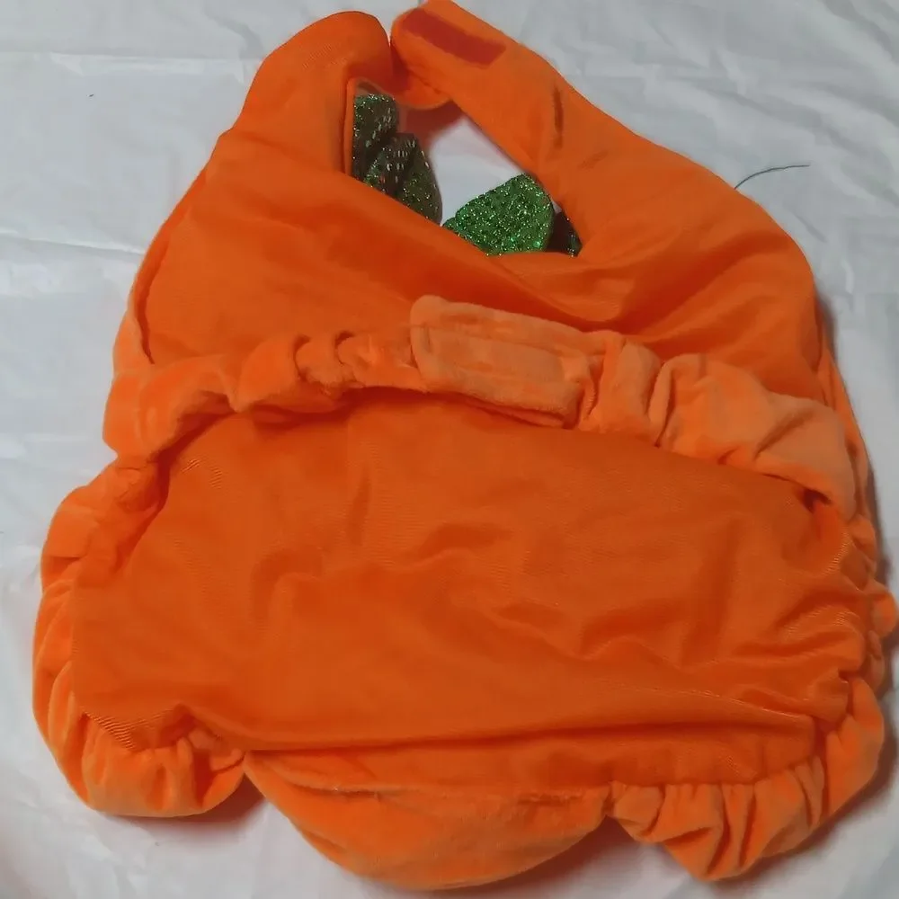 Thrill & Chills Collection Orange Pumpkin Dog Pet Halloween Costume Sz L